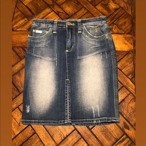 Jean Skirt Size 7